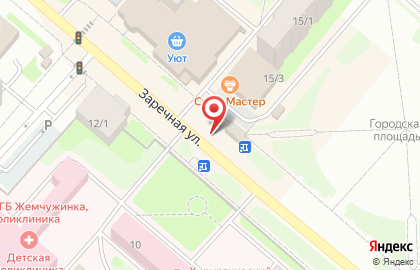 Мегафон на Заречной улице в Мегионе на карте