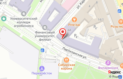 ОмГПУ, Омский государственный педагогический университет на карте