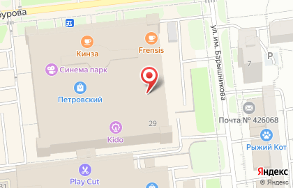 Магазин постельных принадлежностей Уют в Ижевске на карте