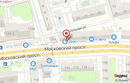 Банкомат СберБанк на Московском проспекте, 135 на карте