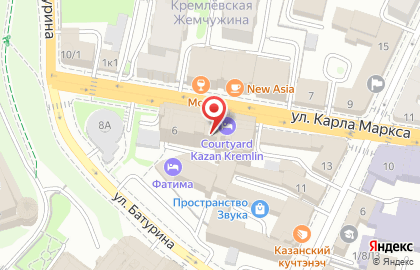 Кафе Терраса в Казани на карте