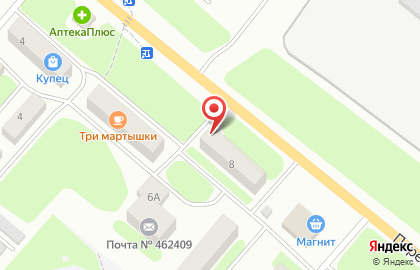 Парикмахерская Каприз в Оренбурге на карте