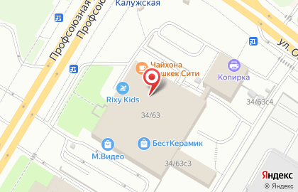 Торэкс, шоу-рум на улице Обручева на карте