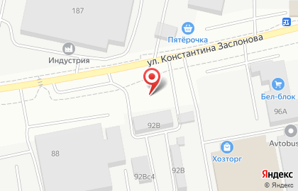 Столовая Виктория на улице Константина Заслонова на карте