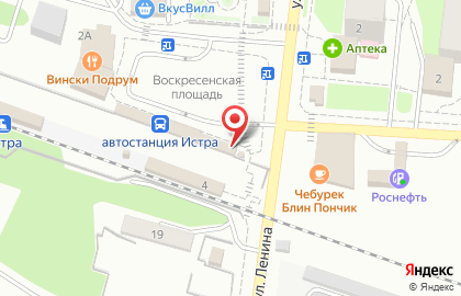 Киоск фастфудной продукции в Москве на карте
