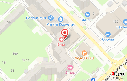 Парикмахерская Бьюти на улице Ленинградской на карте