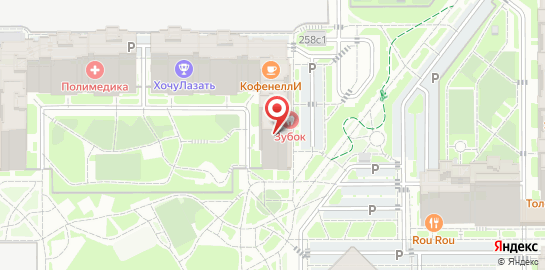 Стоматологическая клиника Зубок на карте