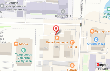 Пивной бар Берлога на Большевистской улице на карте
