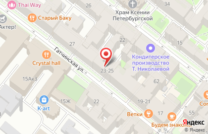 Синтез, Петроградский район на карте