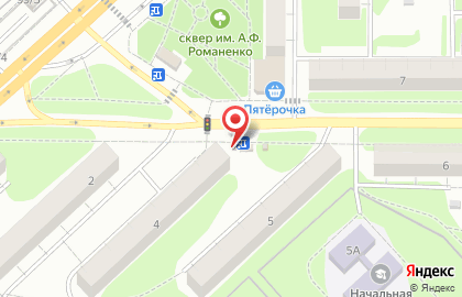 Киоск хлебобулочных изделий в Октябрьском районе на карте
