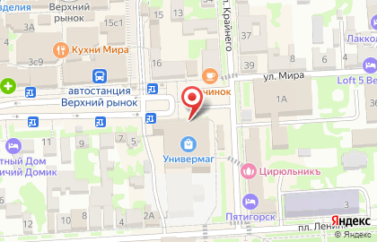 Интернет-магазин Лабиринт.РУ на улице Мира на карте