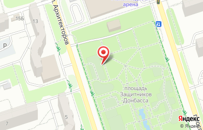 Караоке ПиццаФабрика в Новоильинском районе на карте