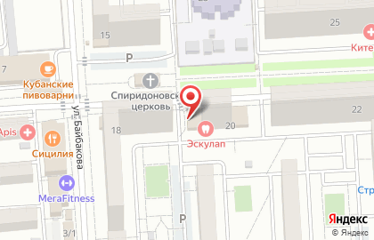 Супермаркет Магнит в переулке Карякина на карте