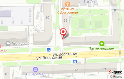 Торговая компания Сестрица на улице Восстания на карте