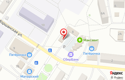 Магазин женской одежды на Моршанской, 1а на карте