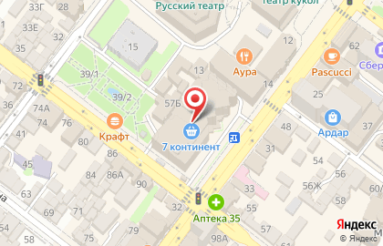 Линзтория в Советском районе на карте