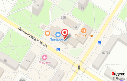 Производственная компания Окна Года на улице Ленинградской на карте