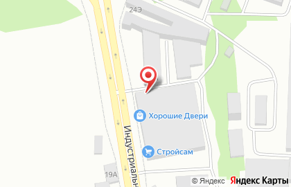 Салон мебели Лайм на Индустриальной улице на карте