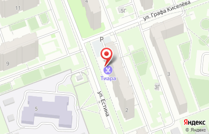 Салон красоты Тиара в Орле на карте