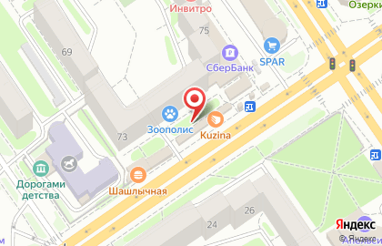 Ноль Боль на улице Дуси Ковальчук на карте