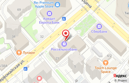 Россельхозбанк в Калининском административном округе на карте