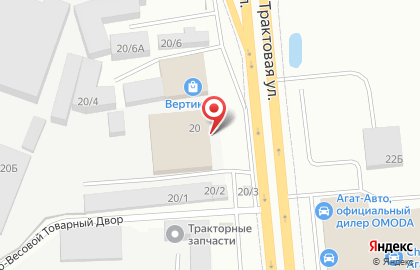 ООО Астарта на Трактовой улице на карте