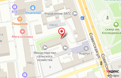 кафедра "Коммерции и бизнес-информатики" Тамбовского Государственного Технического Университета на карте