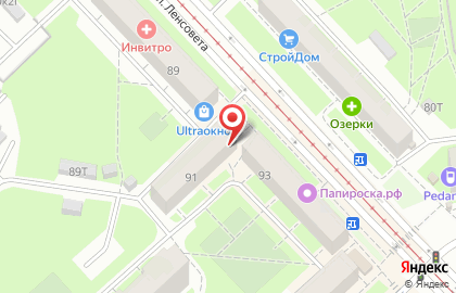 Магазин Клякса в Московском районе на карте