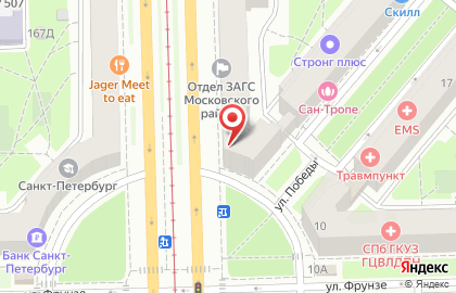 ЮниКредит Банк в Санкт-Петербурге на карте