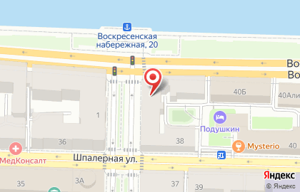 Центр традиционного тайского массажа и СПА SPb Thai на проспекте Чернышевского, 2 на карте