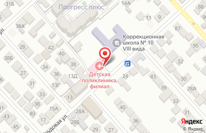 Каспийская центральная городская больница на Трудовой улице на карте