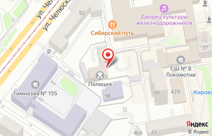 Банкомат Банк Москвы, Екатеринбургский филиал на улице Челюскинцев на карте