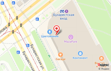 Салон продаж и обслуживания Теле2 на Бухарестской улице на карте