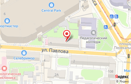 PEGAS Touristik на улице Павлова на карте