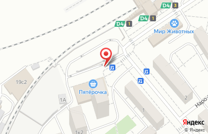 Киоск печатной продукции Краснопресненское агентство печати на Наро-Фоминской улице на карте