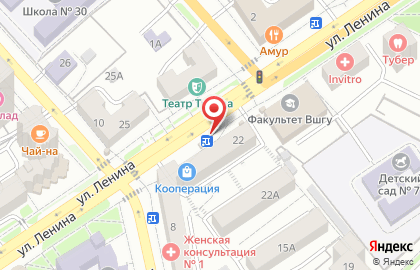 Киоск по продаже хлебобулочных изделий в Центральном районе на карте