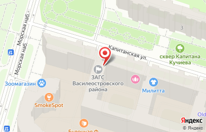 Баня Гейзер в Василеостровском районе на карте