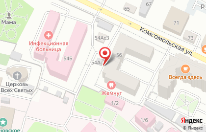 Общественная приемная депутата Городской Думы Чепик А.Ф. на Комсомольской на карте