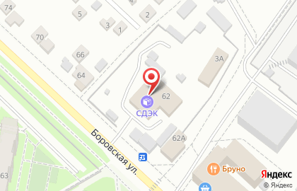 Служба экспресс-доставки Сдэк на Боровской улице на карте
