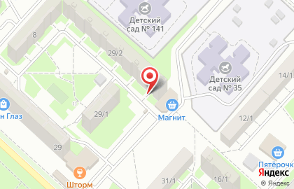Супермаркет Магнит в Дзержинском районе на карте