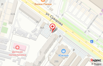 Автостоянка в Хабаровске на карте