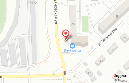 Шинный центр АвтоМакс на Ульяновской улице на карте