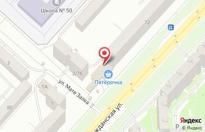 Калач на Гражданской улице на карте