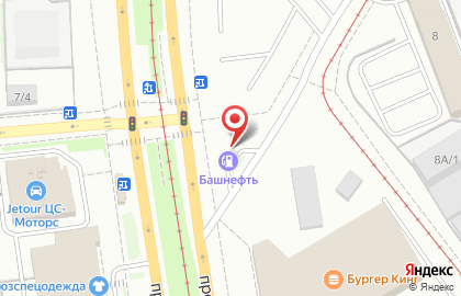 Башнефть на Кислородной улице на карте