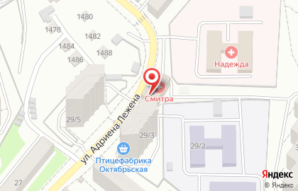 Мини-кофейня Coffee Krok на улице Кошурникова на карте