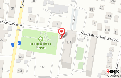 Продовольственный магазин в Ленинском районе на карте