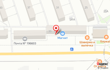 Супермаркет Магнит на Красносельском шоссе на карте