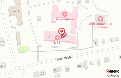 Козульская Районная больница на карте