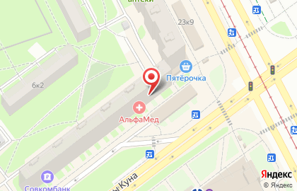 Магазин Икра и Рыба на метро Международная на карте