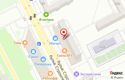 Компания по продаже и доставке суши Суши-Маркет на бульваре Строителей на карте